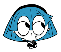 Frida Mortem and her friends sticker #10618708