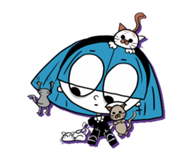 Frida Mortem and her friends sticker #10618717