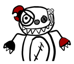 Frida Mortem and her friends sticker #10618727