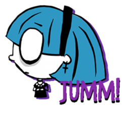 Frida Mortem and her friends sticker #10618737