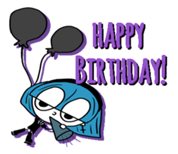 Frida Mortem and her friends sticker #10618742