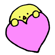 elephant & chick sticker #10619045