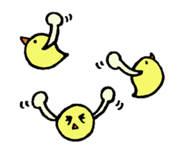 elephant & chick sticker #10619063