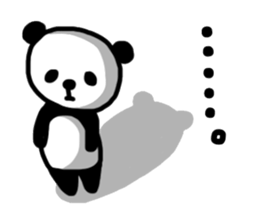 Loose languid panda sticker #10619149