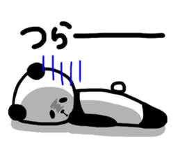 Loose languid panda sticker #10619151