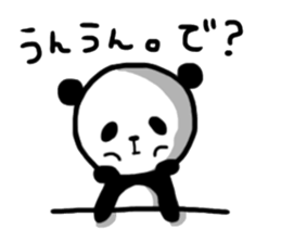 Loose languid panda sticker #10619153