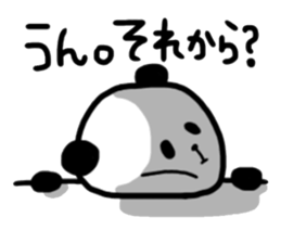 Loose languid panda sticker #10619154