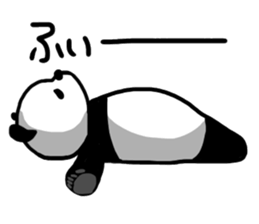 Loose languid panda sticker #10619171
