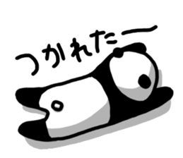 Loose languid panda sticker #10619180