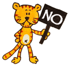 Tiger baby "Roa" sticker #10619441