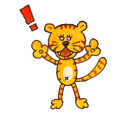 Tiger baby "Roa" sticker #10619445