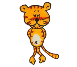 Tiger baby "Roa" sticker #10619447