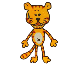 Tiger baby "Roa" sticker #10619448