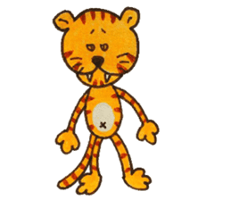 Tiger baby "Roa" sticker #10619449