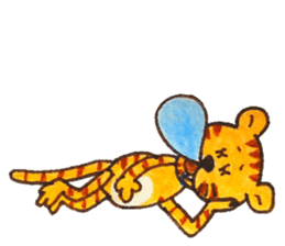 Tiger baby "Roa" sticker #10619451