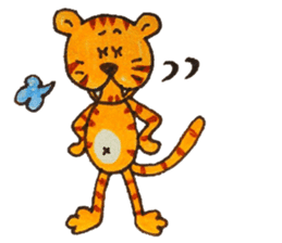 Tiger baby "Roa" sticker #10619456