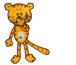 Tiger baby "Roa" sticker #10619457