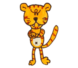 Tiger baby "Roa" sticker #10619461