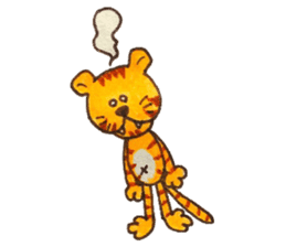Tiger baby "Roa" sticker #10619462