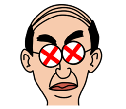 Combover is not require words. sticker #10619728