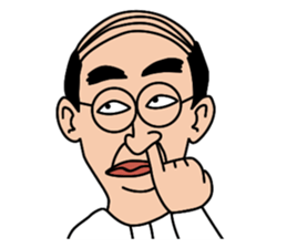 Combover is not require words. sticker #10619730