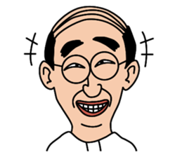 Combover is not require words. sticker #10619743