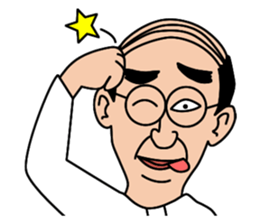 Combover is not require words. sticker #10619752