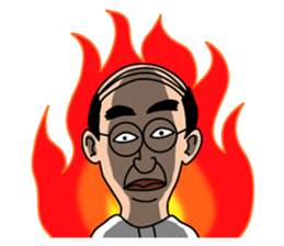 Combover is not require words. sticker #10619754