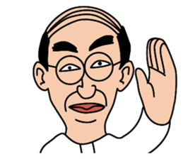 Combover is not require words. sticker #10619757