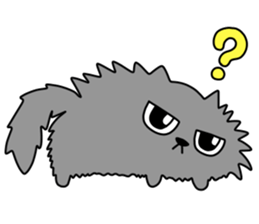 Spherical fluffy cat sticker #10619927