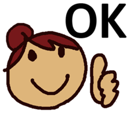 Big Font Girl (English Ver.) sticker #10620000