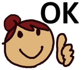 Big Font Girl (English Ver.) sticker #10620000