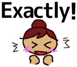 Big Font Girl (English Ver.) sticker #10620009