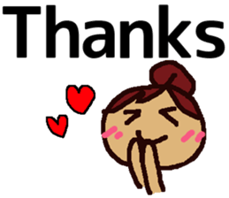 Big Font Girl (English Ver.) sticker #10620010