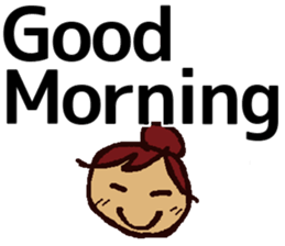 Big Font Girl (English Ver.) sticker #10620013