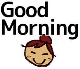 Big Font Girl (English Ver.) sticker #10620013