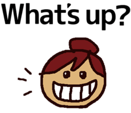 Big Font Girl (English Ver.) sticker #10620014