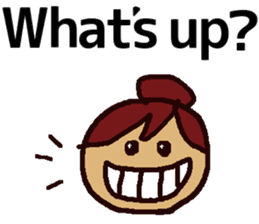 Big Font Girl (English Ver.) sticker #10620014