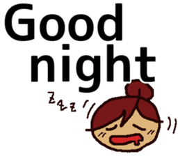 Big Font Girl (English Ver.) sticker #10620016