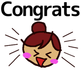 Big Font Girl (English Ver.) sticker #10620017