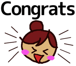 Big Font Girl (English Ver.) sticker #10620017