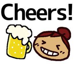 Big Font Girl (English Ver.) sticker #10620019