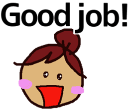 Big Font Girl (English Ver.) sticker #10620020