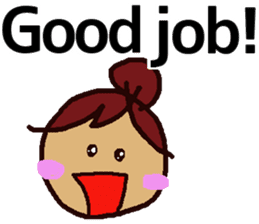 Big Font Girl (English Ver.) sticker #10620020