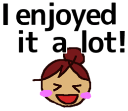 Big Font Girl (English Ver.) sticker #10620021