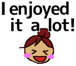 Big Font Girl (English Ver.) sticker #10620021