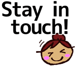 Big Font Girl (English Ver.) sticker #10620022