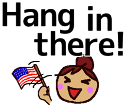 Big Font Girl (English Ver.) sticker #10620024