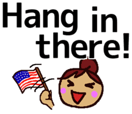 Big Font Girl (English Ver.) sticker #10620024