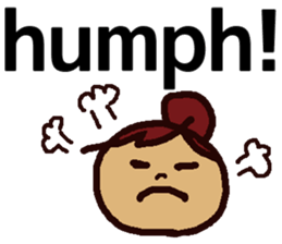 Big Font Girl (English Ver.) sticker #10620033